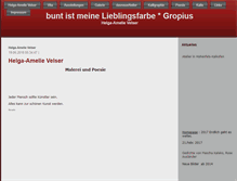 Tablet Screenshot of helga-amelie.de